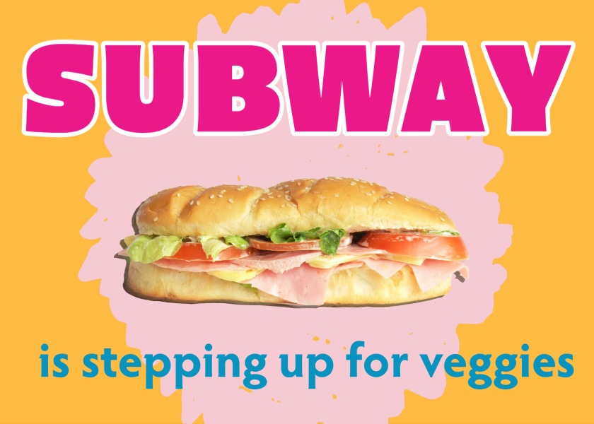 Subway is stepping up for veggies The Packer